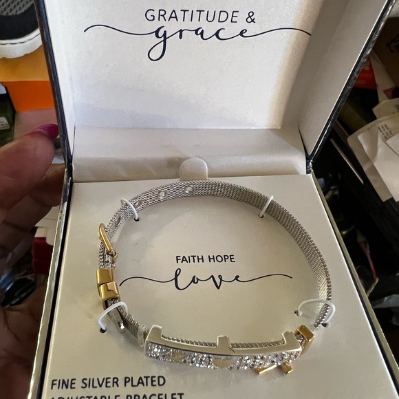 Beautiful faith hope Love adjustable bracelet - Picture 1 of 4